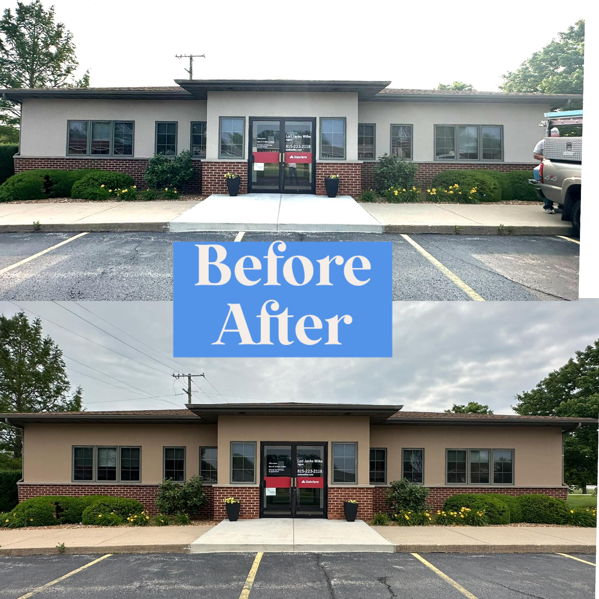 Hopps family standing together, representing Hopps Family Painting.